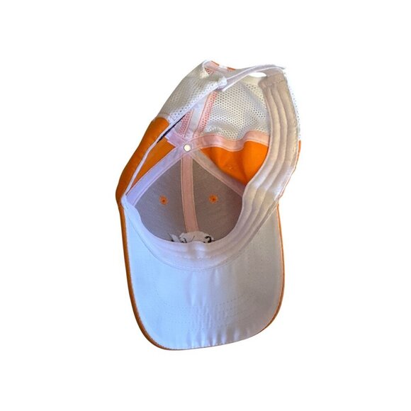 Youth Garb Orange & White Mesh Baseball Cap With Snapback - Picture 4 of 6